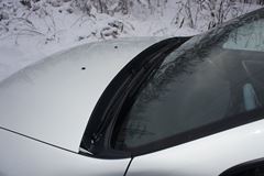 Накладка в проем стеклоочистителей (жабо) для Renault Duster