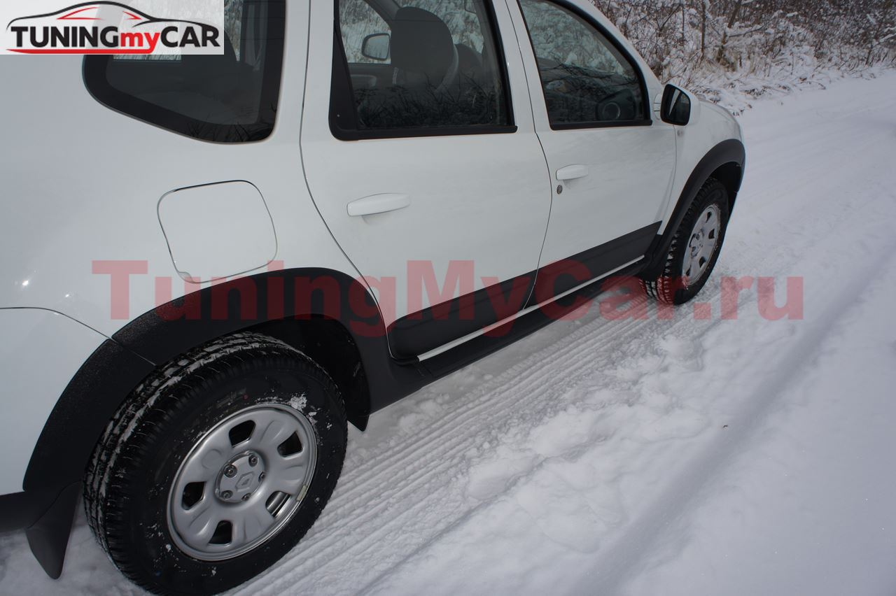 Накладки на колесные арки (расширители) 8 частей Renault Duster
