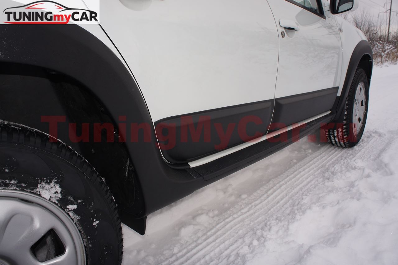 Накладки на двери (молдинги) 4 шт. для Renault Duster