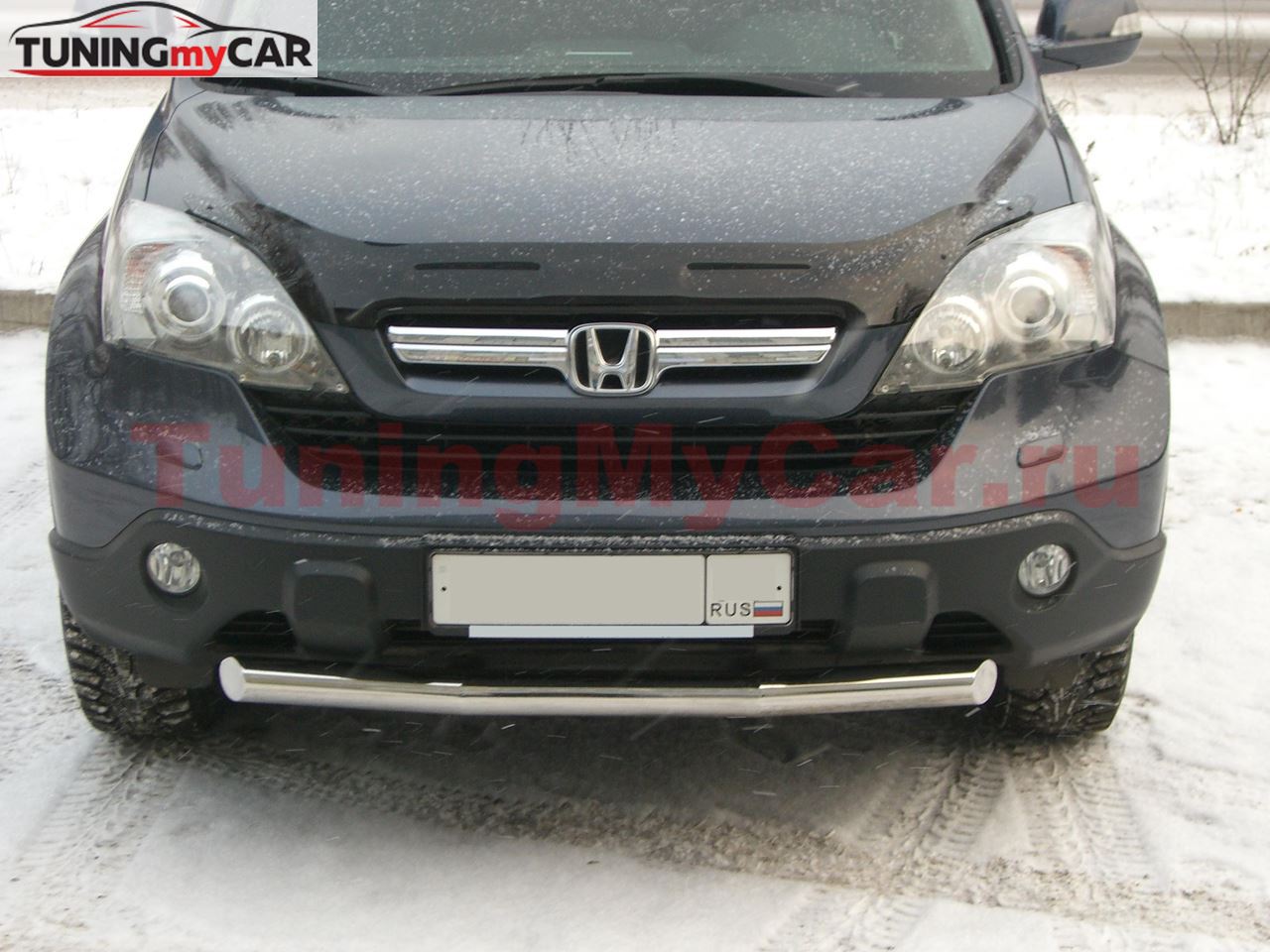 Защита переднего бампера D63 для Honda CR-V дв. 2.0 2006-2009