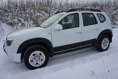 Накладки на двери (молдинги) 4 шт. матовые для Renault Duster