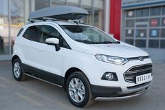 Защита переднего бампера D75х42 (дуга) для Ford Ecosport 2014-