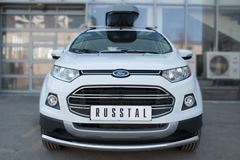 Защита переднего бампера D63 (дуга) для Ford Ecosport 2014-