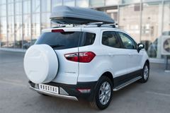 Защита заднего бампера D75х42 (дуга) для Ford Ecosport 2014-