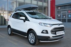Пороги труба D63 (вариант 1) для Ford Ecosport 2014-