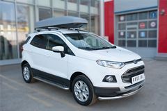 Пороги труба D42 с листом для Ford Ecosport 2014-