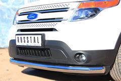 Защита переднего бампера D76 (секции) для Ford Explorer V 2012-