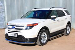 Защита переднего бампера D76 (секции) для Ford Explorer V 2012-