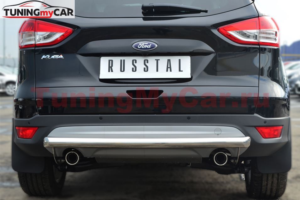 Защита заднего бампера D63 (дуга) для Ford Kuga 2012-