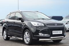 Защита переднего бампера D76 (секции) D63 (дуга) для Ford Kuga 2012-