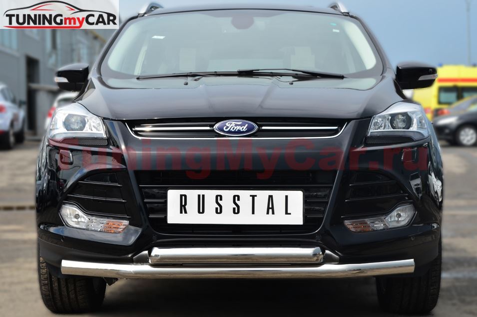 Защита переднего бампера D63 (секции) D63 (дуга) для Ford Kuga 2012-
