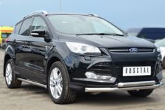 Защита переднего бампера D63 (секции) D63 (дуга) для Ford Kuga 2012-