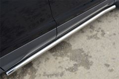 Пороги труба D63 (вариант 3) для Ford Kuga 2012-