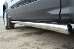 Пороги труба D63 (вариант 3) для Ford Kuga 2012-