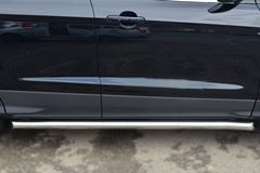 Пороги труба D63 (вариант 1) для Ford Kuga 2012-
