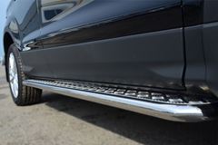 Пороги труба D42 с листом для Ford Kuga 2012-