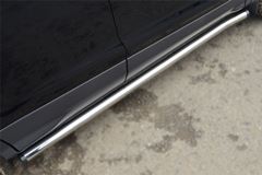 Пороги труба D63 (вариант 2) для Ford Kuga 2012-