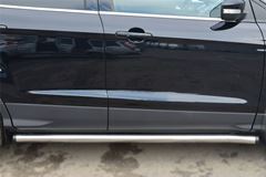 Пороги труба D63 (вариант 2) для Ford Kuga 2012-