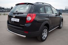 Пороги труба D63 (вариант 3) для Chevrolet Captiva 2011-2013