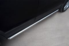 Пороги труба D63 (вариант 1) для Chevrolet Captiva 2011-2013