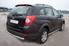 Пороги труба D63 (вариант 1) для Chevrolet Captiva 2011-2013