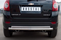 Защита заднего бампера D63/42 (дуга) для Chevrolet Captiva 2011-2013