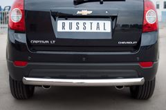 Защита заднего бампера D76 (дуга) для Chevrolet Captiva 2011-2013