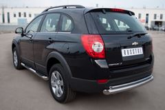 Защита заднего бампера D76/42 (дуга) для Chevrolet Captiva 2011-2013