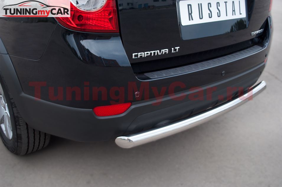 Защита заднего бампера D63 (дуга) для Chevrolet Captiva 2011-2013