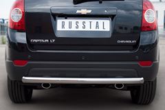 Защита заднего бампера D63 (дуга) для Chevrolet Captiva 2011-2013