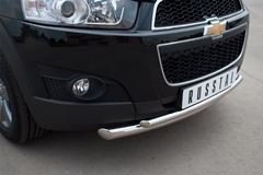 Защита переднего бампера D63/42 (дуга) для Chevrolet Captiva 2011-2013