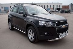 Защита переднего бампера D63/42 (дуга) для Chevrolet Captiva 2011-2013