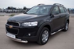 Защита переднего бампера D76/42 (дуга) для Chevrolet Captiva 2011-2013