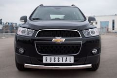 Защита переднего бампера D76(дуга) для Chevrolet Captiva 2011-2013