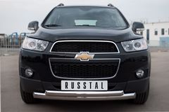 Защита переднего бампера D76/63 (дуга) для Chevrolet Captiva 2011-2013