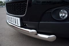 Защита переднего бампера D76/63 (дуга) для Chevrolet Captiva 2011-2013