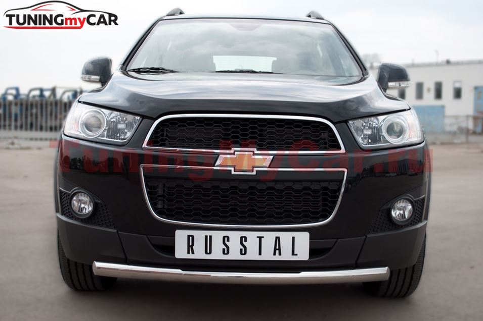 Защита переднего бампера D63 (дуга) для Chevrolet Captiva 2011-2013