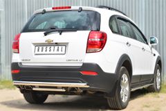 Защита заднего бампера D63 (дуга) D42 (дуга) декор-паз для Chevrolet Captiva 2013-