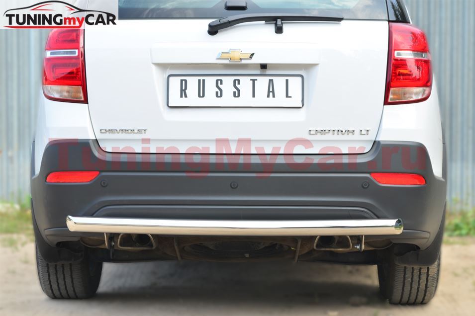 Защита заднего бампера D63(дуга) для Chevrolet Captiva 2013-