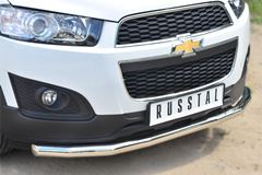 Защита переднего бампера D63 (секции) для Chevrolet Captiva 2013-