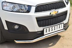 Защита переднего бампера D63 (волна) для Chevrolet Captiva 2013-