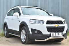 Защита переднего бампера D63 (волна) для Chevrolet Captiva 2013-