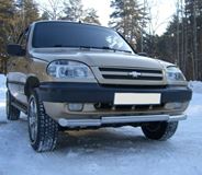 Защита переднего бампера D63 для Chevrolet Niva 2002-2009