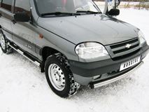 Защита переднего бампера D63 (дуга) для Chevrolet Niva 2002-2009