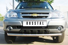 Защита переднего бампера D76 (дуга) для Chevrolet Niva Bertone 2009-