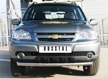 Защита переднего бампера D63 (дуга) для Chevrolet Niva Bertone 2009-