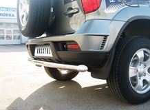 Защита заднего бампера D63 (дуга) для Chevrolet Niva Bertone 2009-