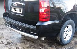 Защита заднего бампера D76 (дуга) для Chevrolet Tahoe 2006-2012
