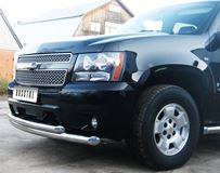 Защита переднего бампера D76/76 (дуга) для Chevrolet Tahoe 2006-2012