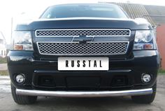 Защита переднего бампера D76 (дуга) для Chevrolet Tahoe 2006-2012